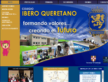 Tablet Screenshot of colegioiberoqueretano.edu.mx